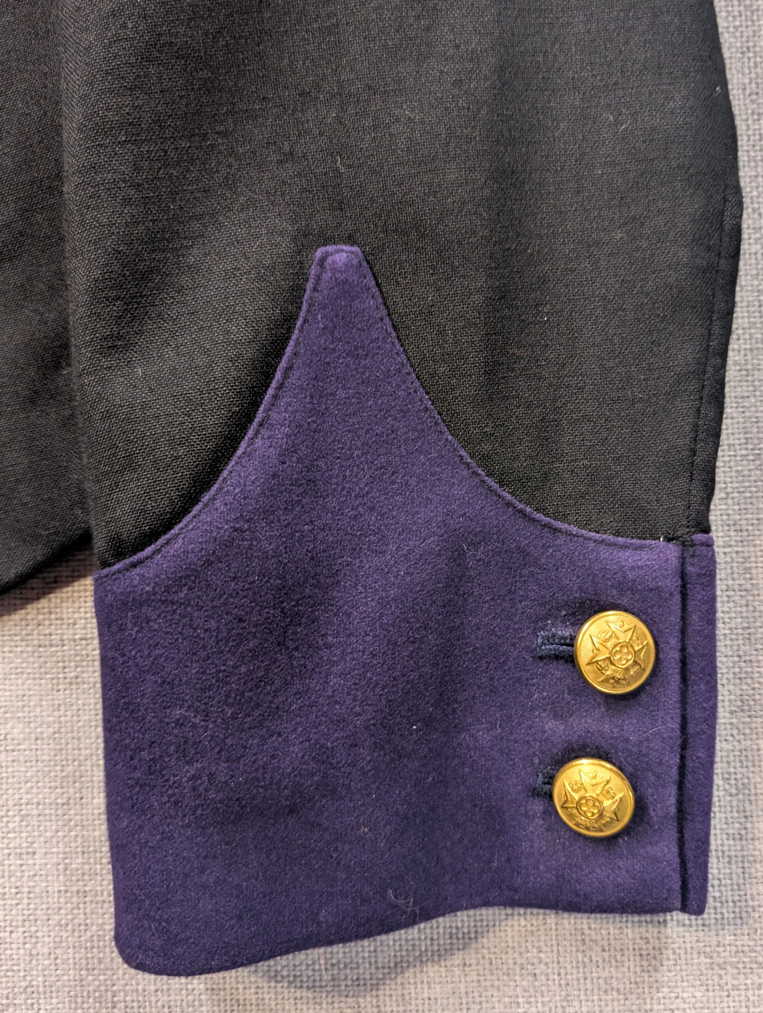 British Royal Army Chaplains Mess Dress Jacket  cuff with buttons Padre ( RAChD )