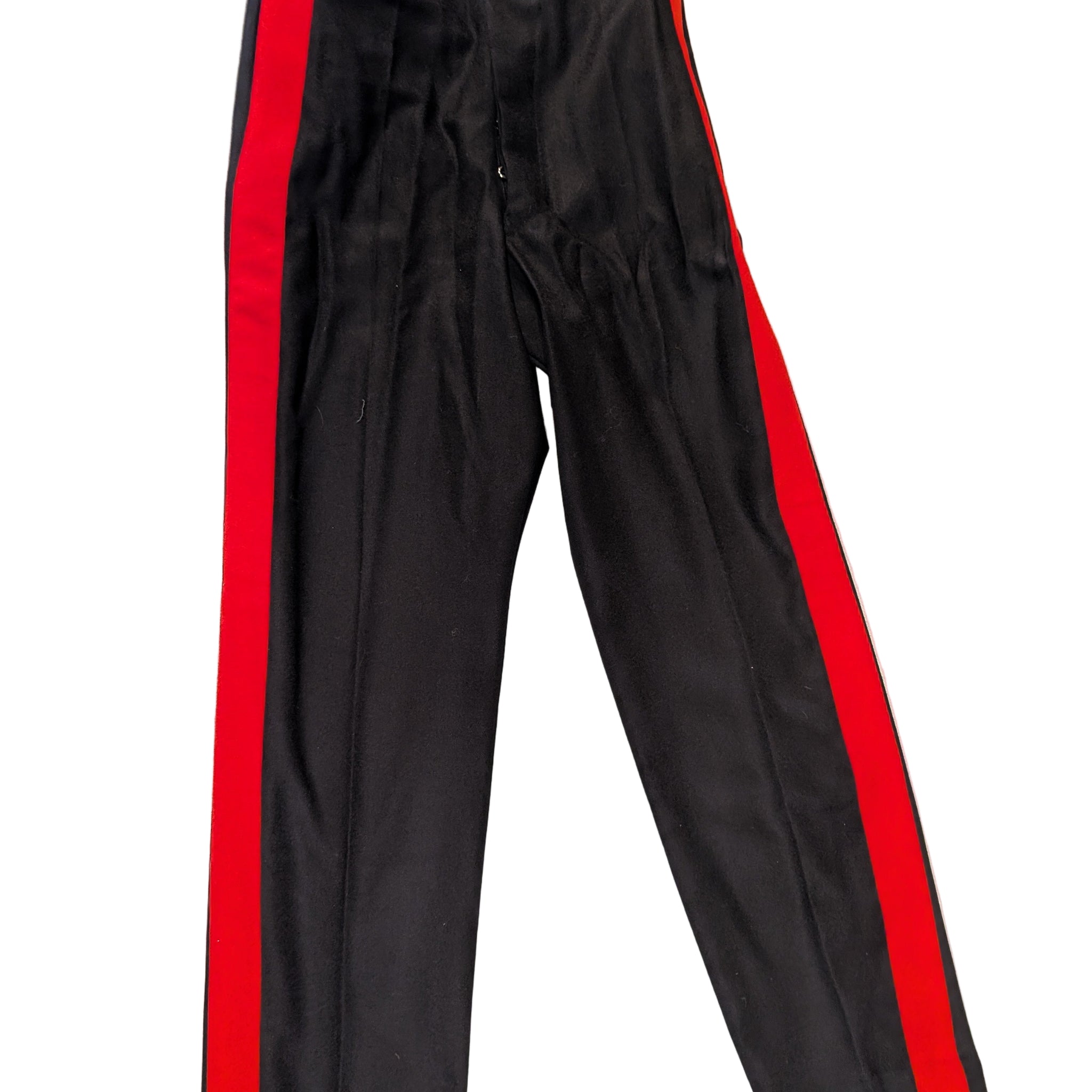 42"Waist 29"Leg Mess Dress Red Stripe Uniform Fishtail Trousers British Army Surplus 59mm  ( 2 1/4" Red side leg stripe.(W353)