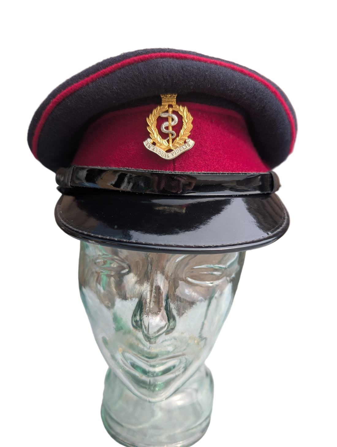 57cm Officers Service Dress Cap Royal Army Medical Service Corps RAMC RAMS  made by Patey London Ltd No1 No2 SD SDU