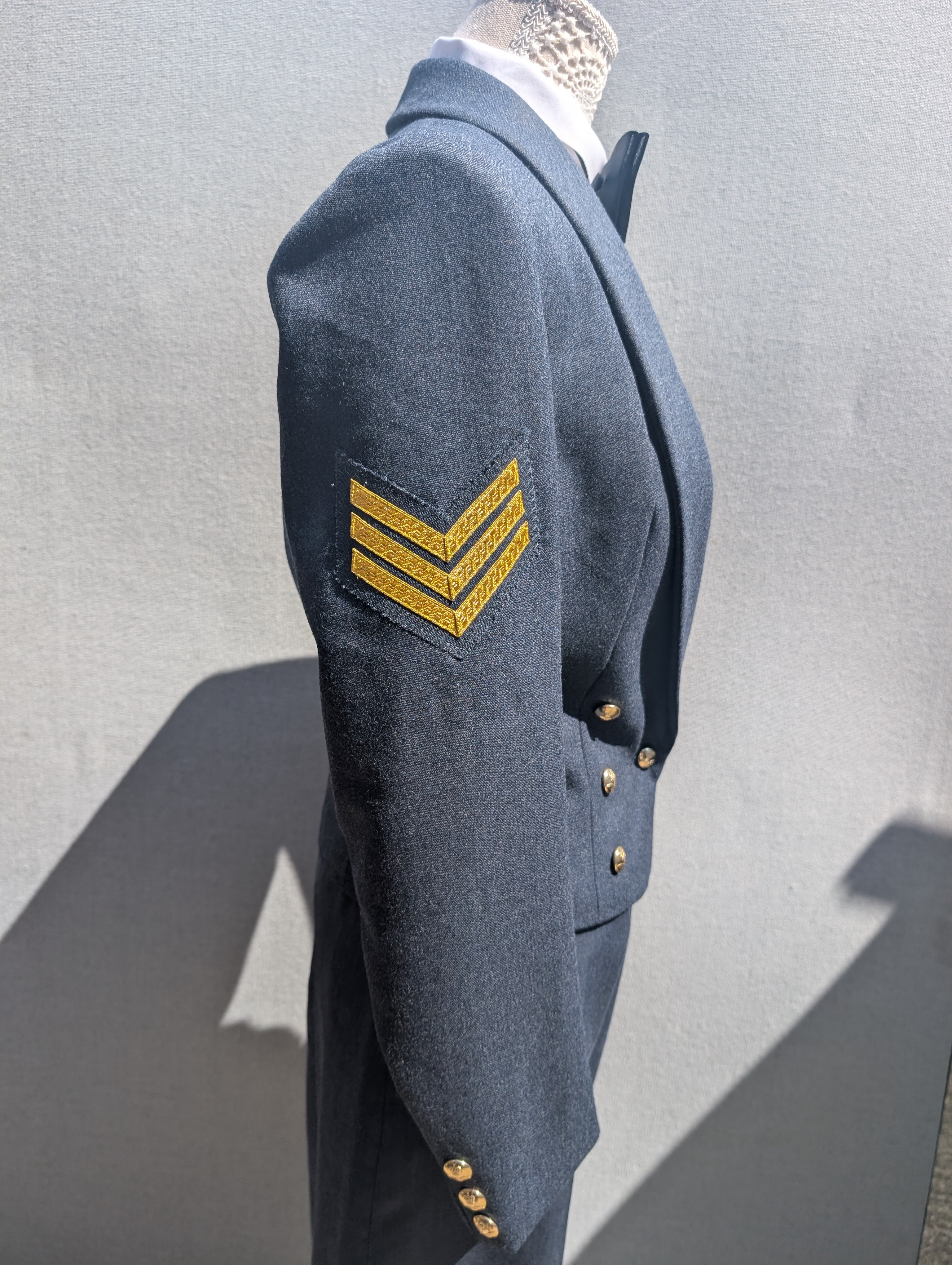 Woman's Size UK 12 36" Chest No5 Mess Dress Uniform Jacket RAF NCO CCF RAFAC WRAF ( our ref G79)