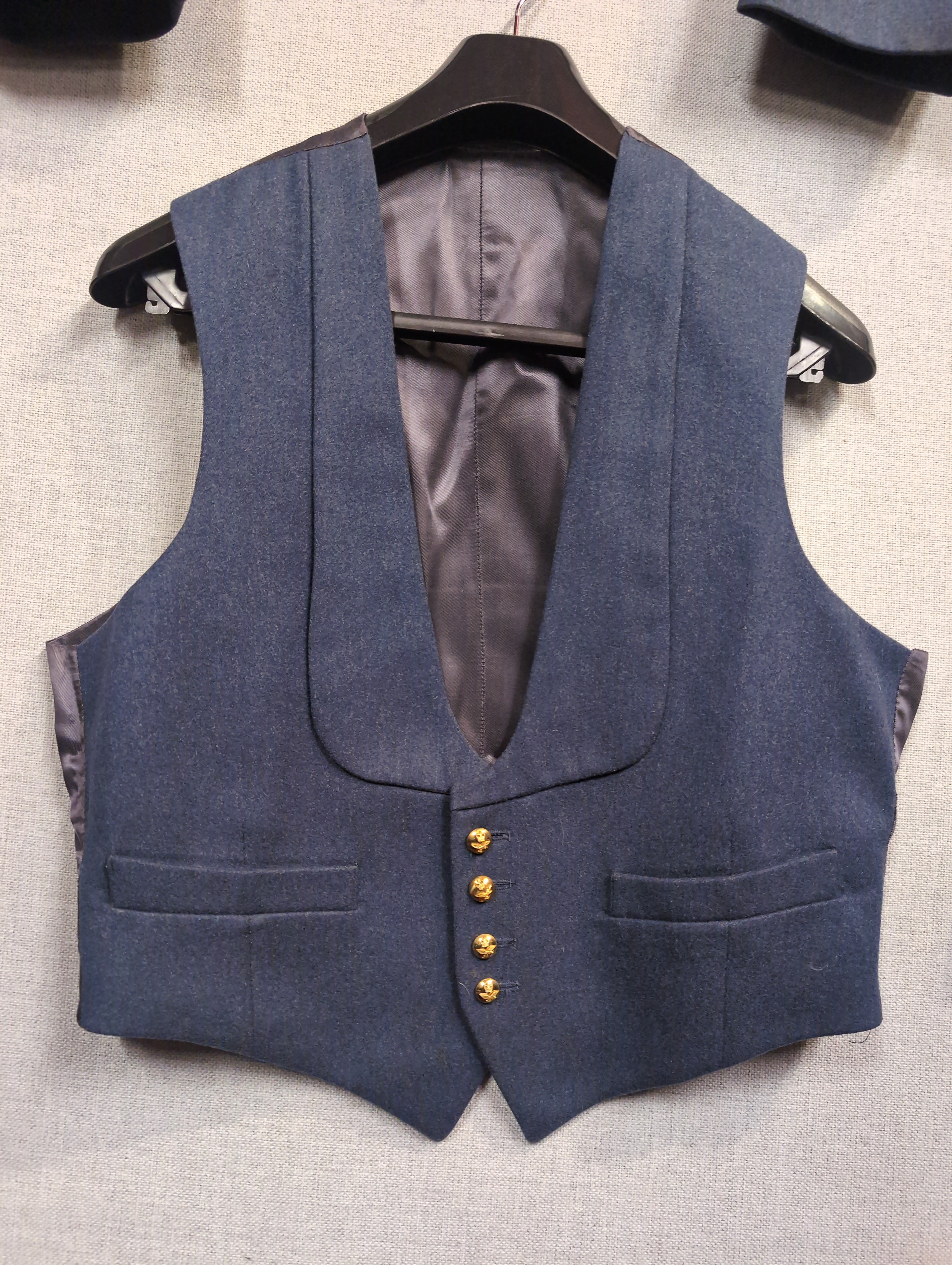 RAF Sqn Ldr No5 Mess Dress Uniform 39" Chest Jacket & Waistcoat with 32" Waist Trousers ( our ref G179)