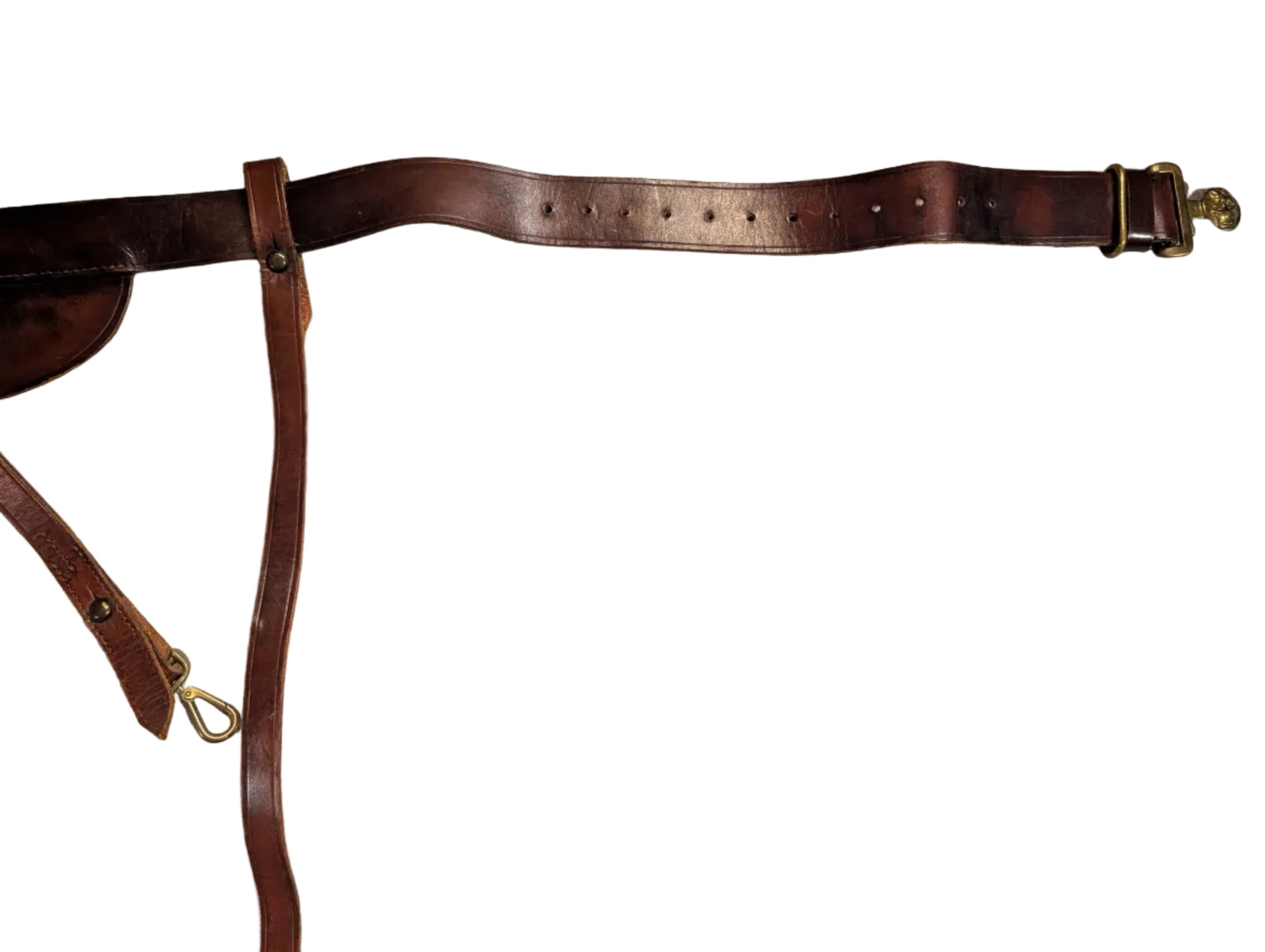 Victorian British Army Officers Sword Belt Leather ( Circa 1837  to 1901 )