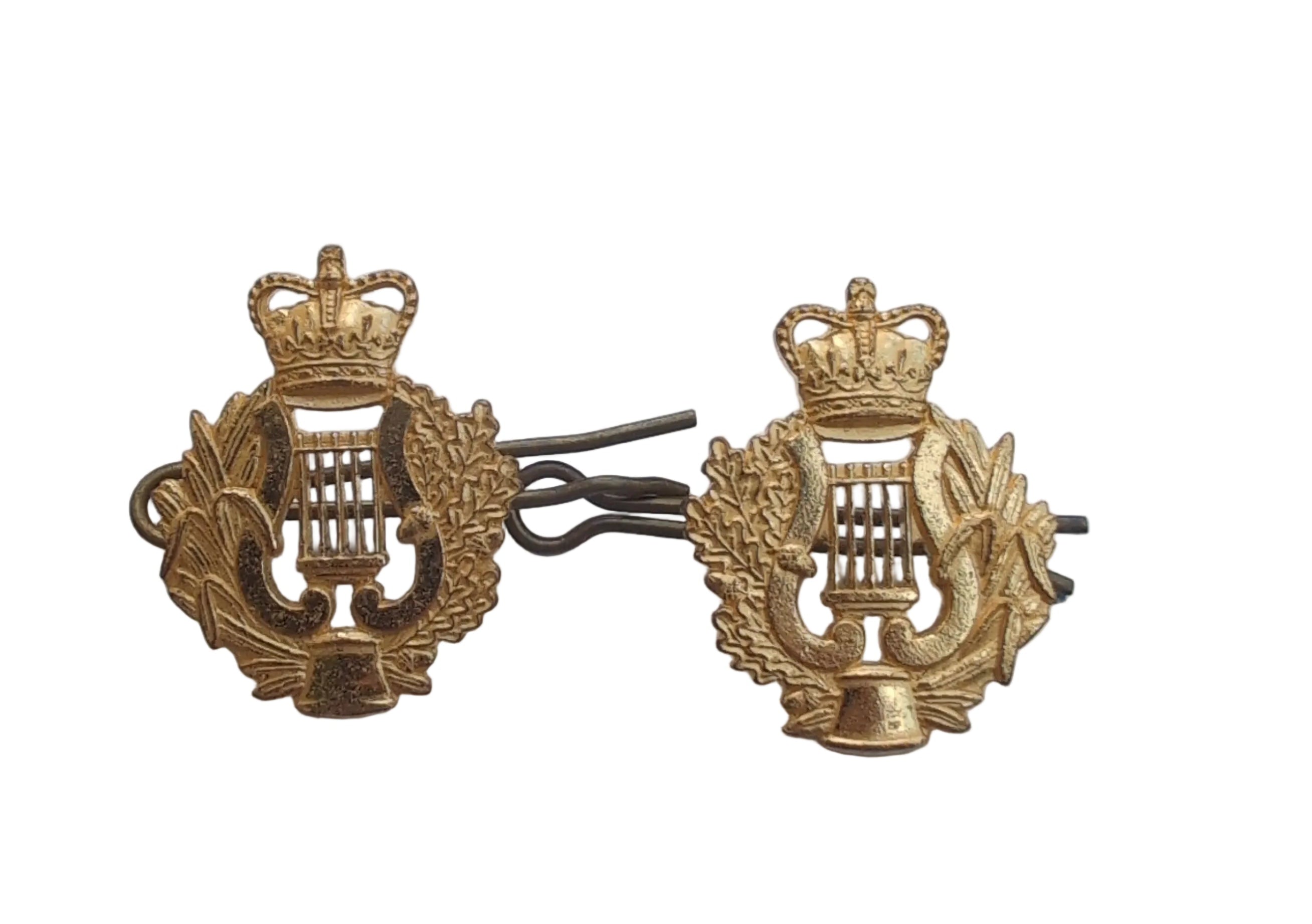 Army Corps of Music Collar Badges