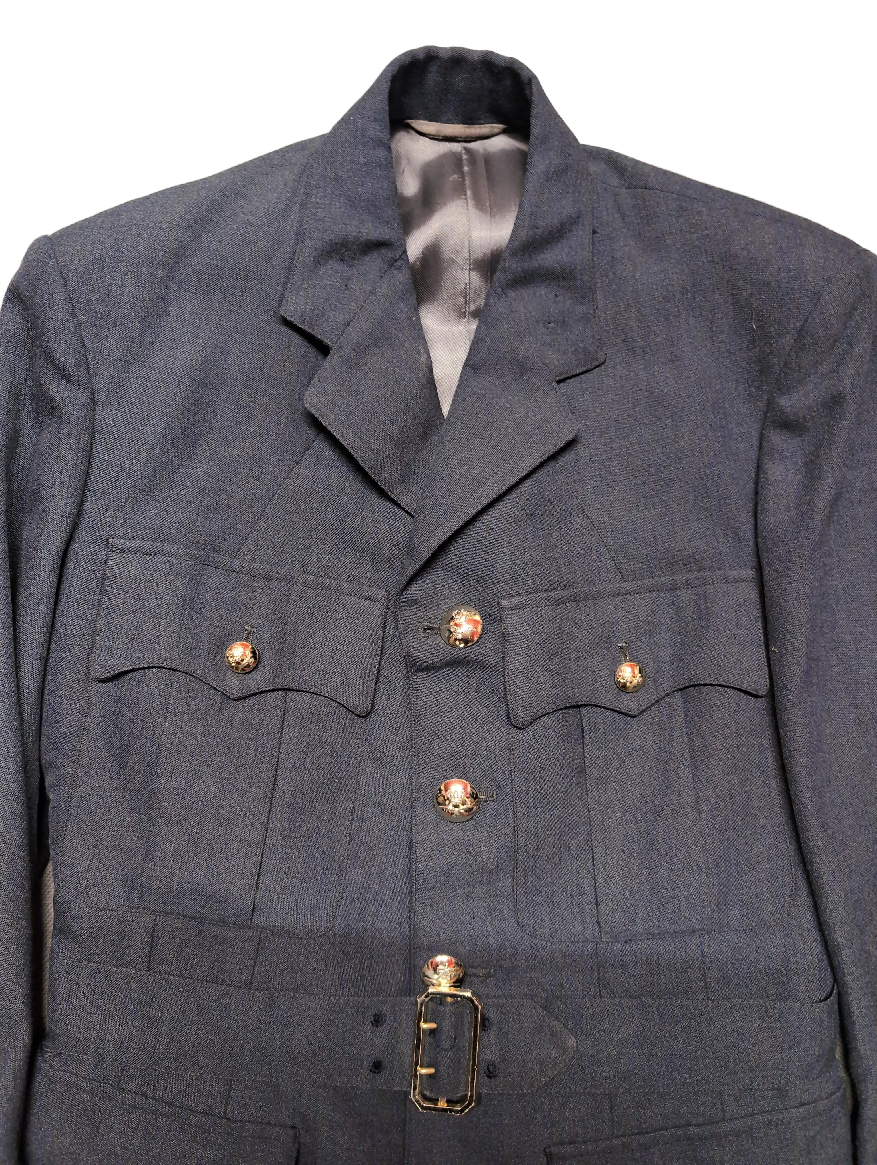 ( 39"Reg )1970s Pattern RAF Officers No1 Service Dress Uniform Jacket Cold War Era Squadron Leader  ( our ref W363 )