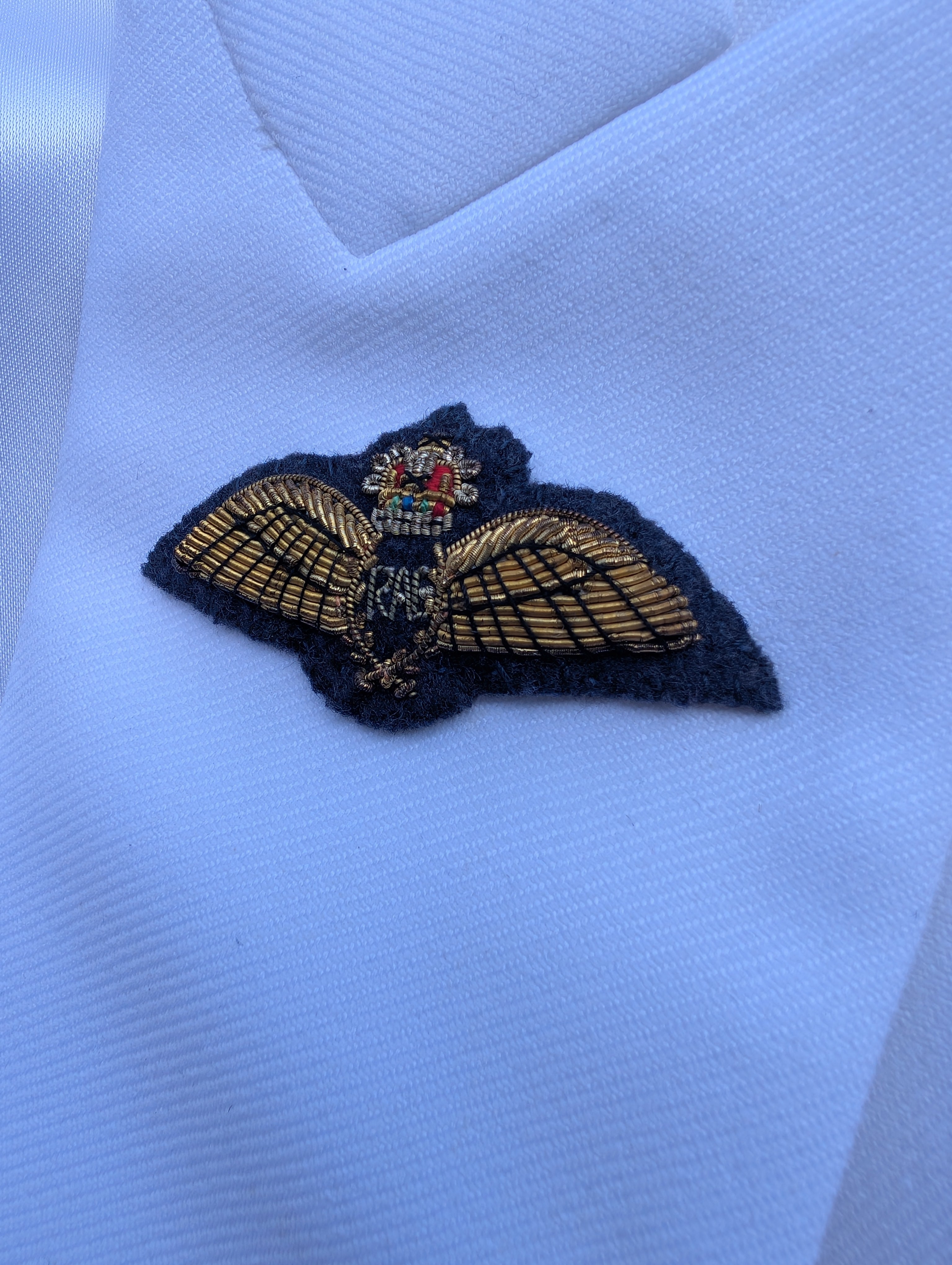 RAF No8 Mess Dress Uniform Warm Weather / Regions White Wing Commander Wg Cdr Pilots Brevet