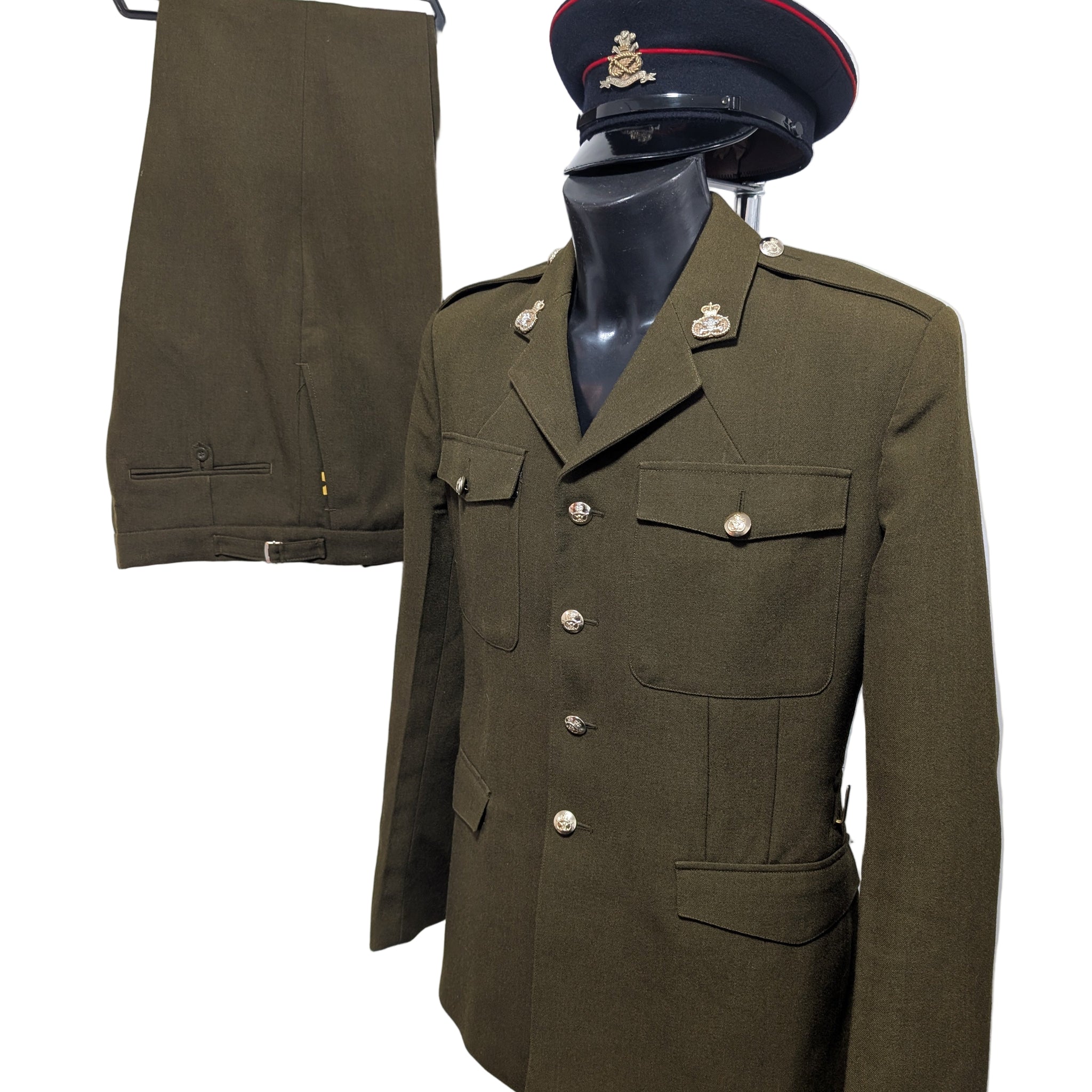 1980s Pattern British Army No2 Service Dress Uniform, Staffordshire Regiment