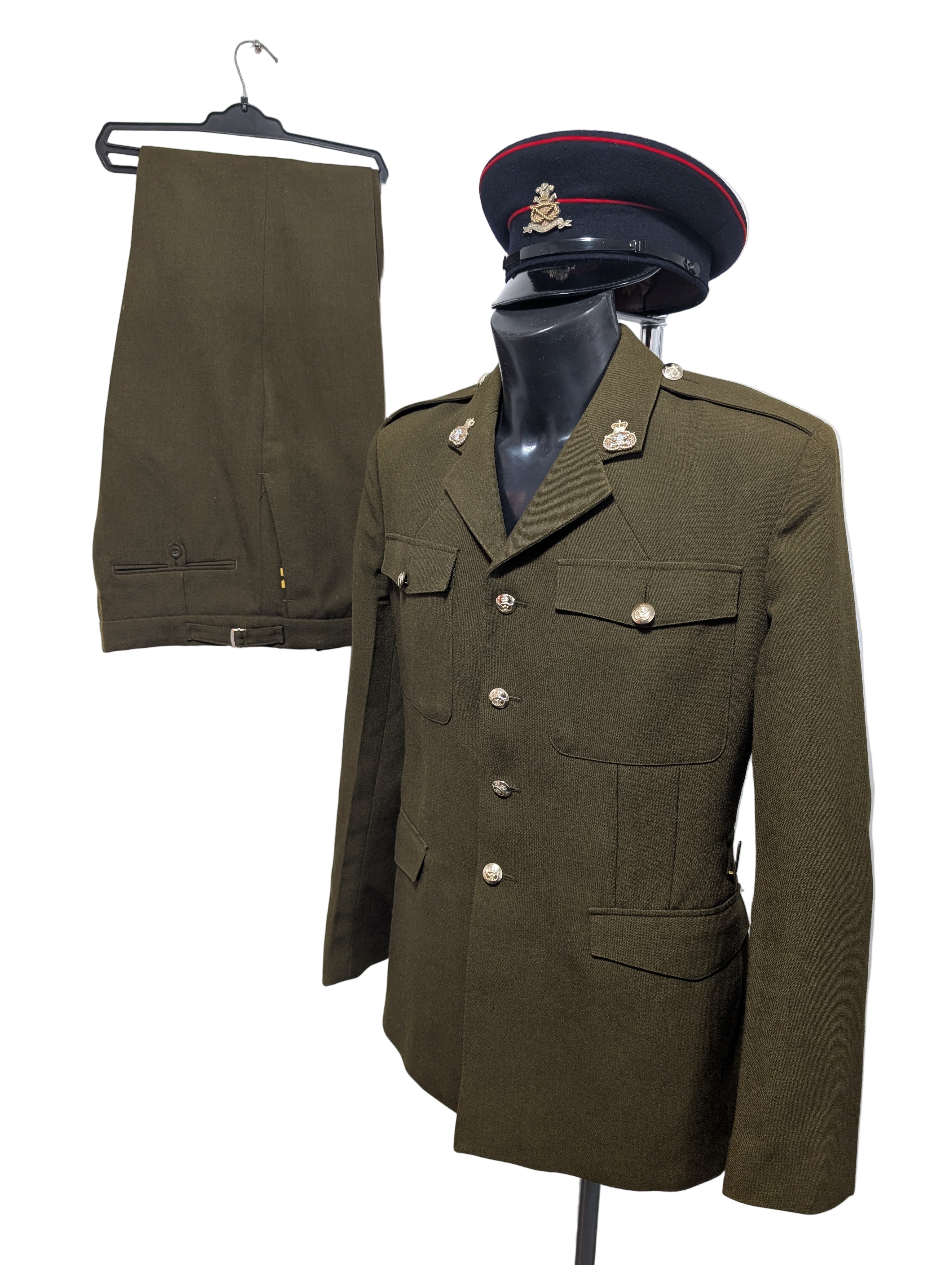 1980s Pattern British Army No2 Service Dress Uniform, Staffordshire Regiment