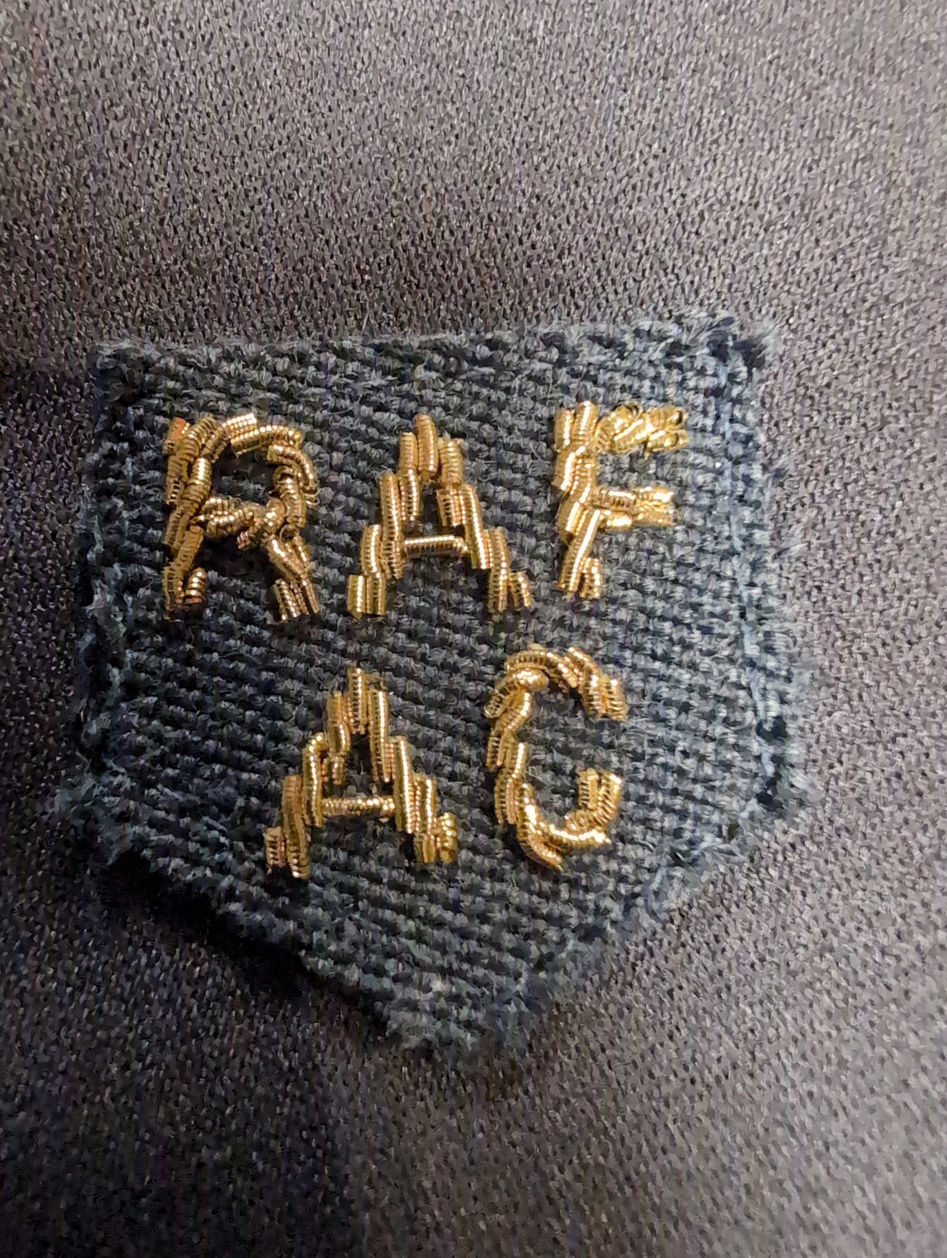 New type RAFAC Mess Dress Collar Badges