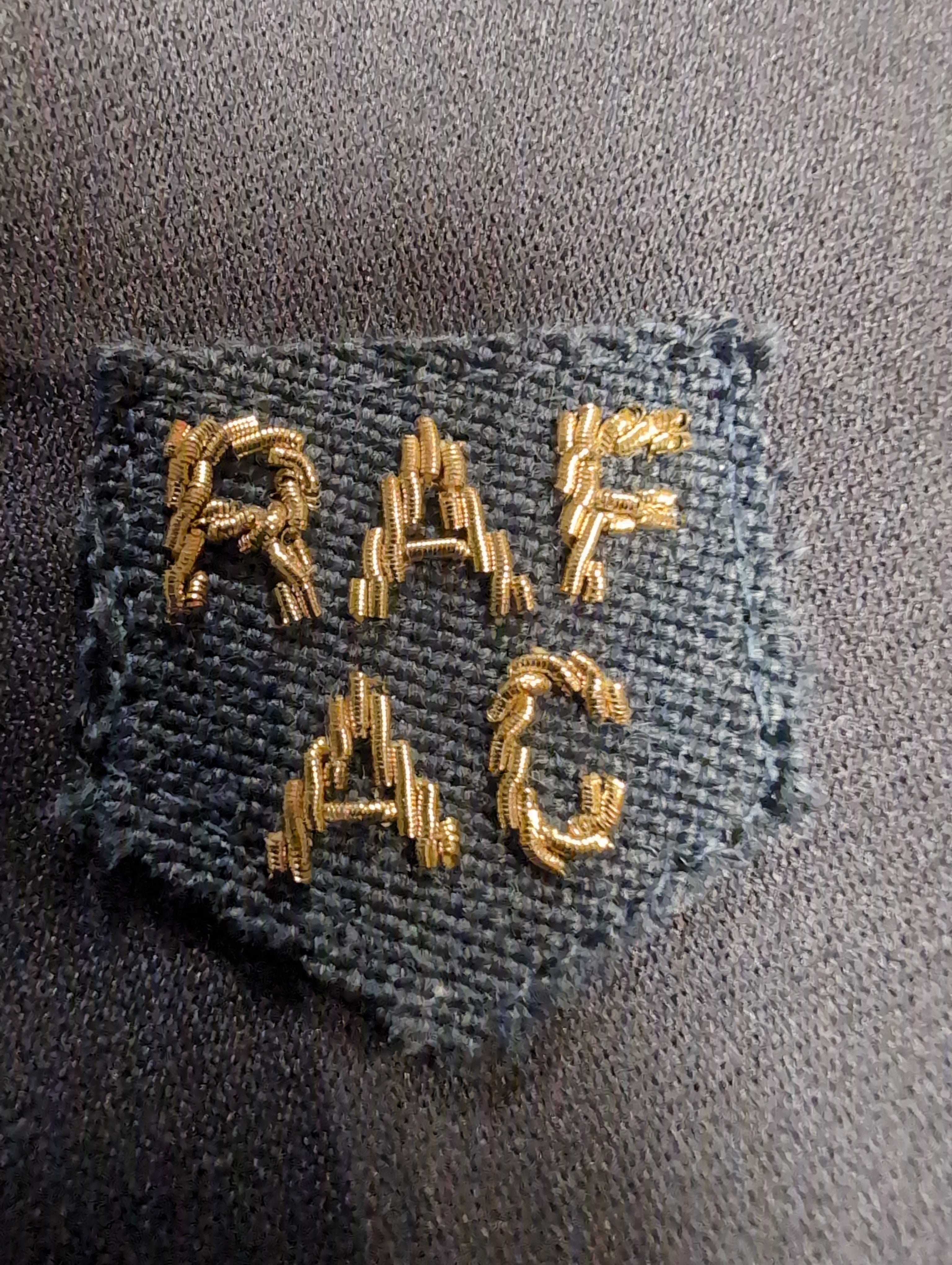 New type RAFAC Mess Dress Collar Badges