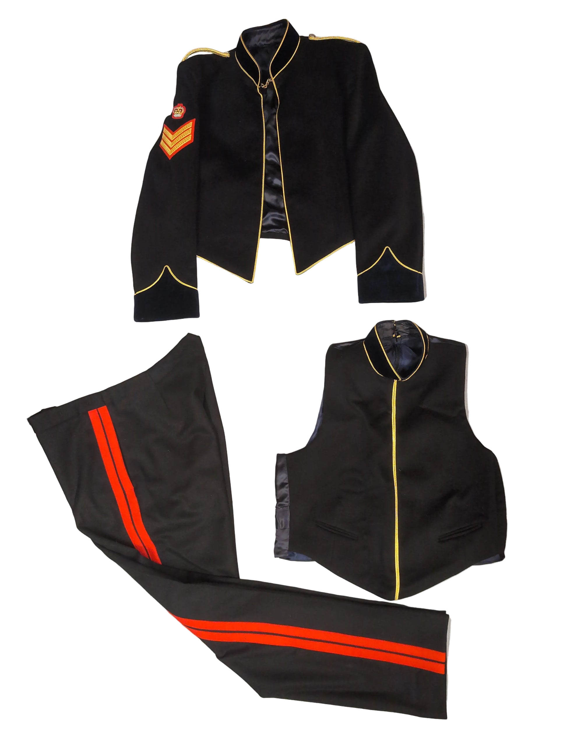 RLC No10 NCO Mess Dress Jacket, Waistcoat & Trousers