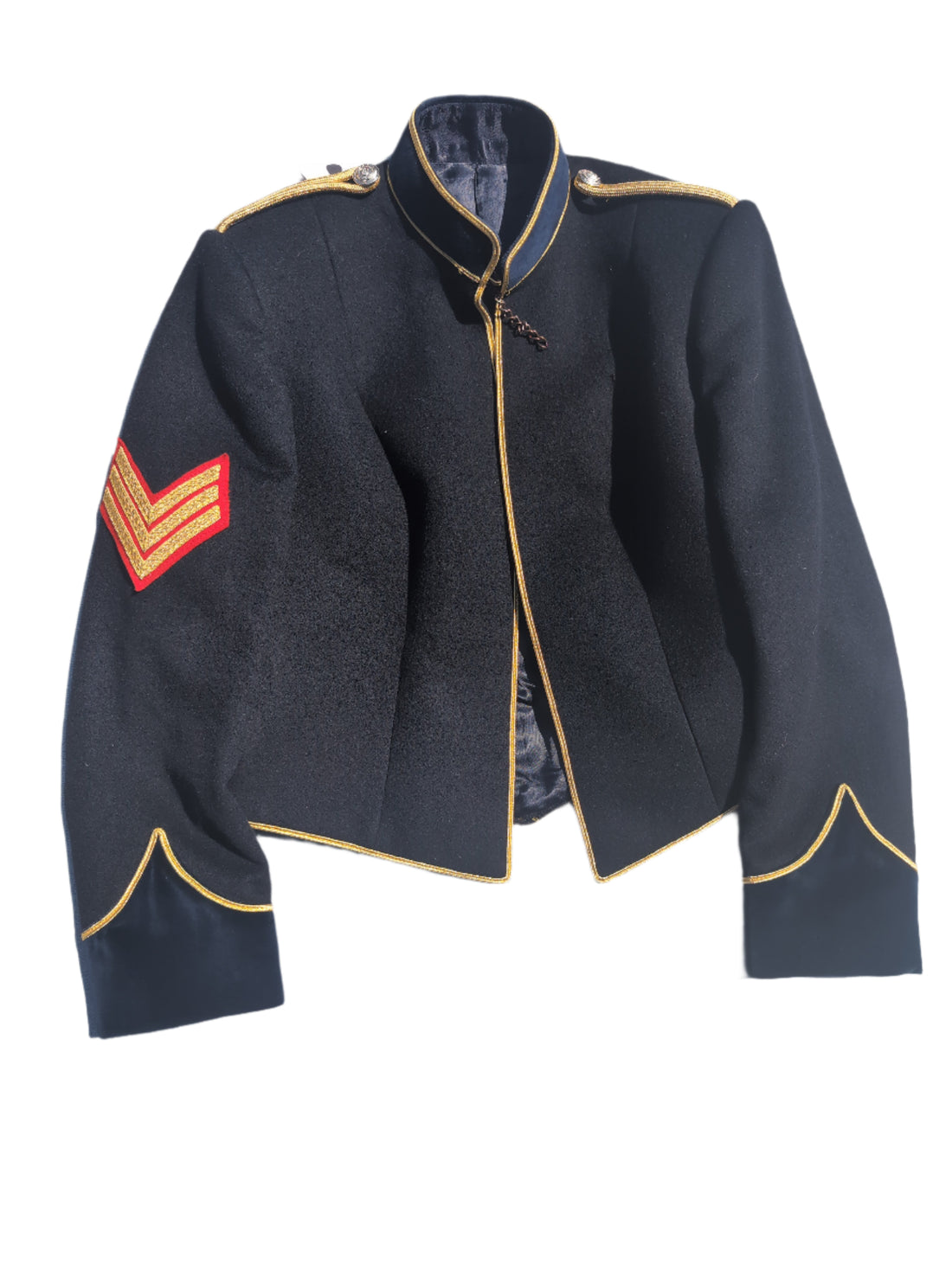 Woman's 38"Chest Short UK Size 14 RLC Mess Dress Uniform Jacket & Bib Waistcoat NCO Sergeant ( our ref G69 )