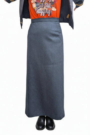 RAF No5 Mess Dress Uniform Skirt. Woman's No,5 Officers & NCO Full Length Maxi. Front View