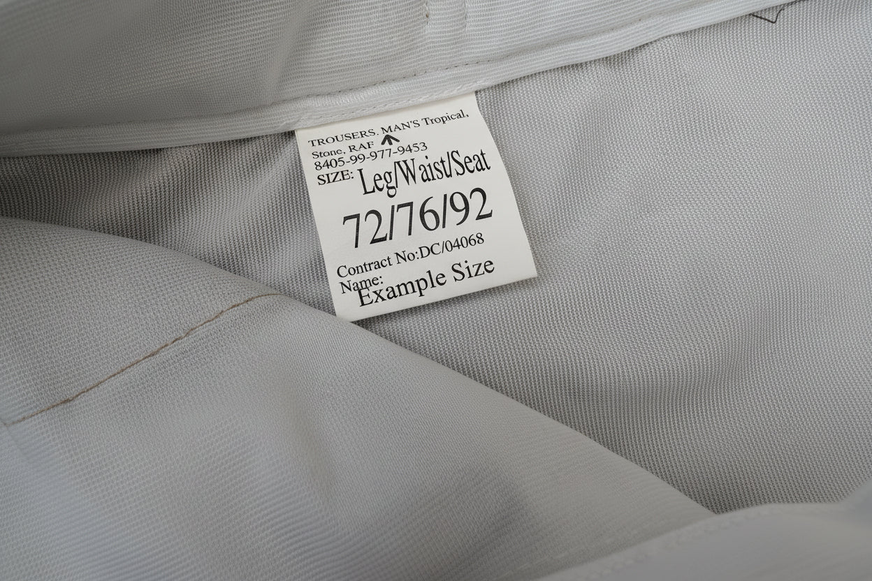 SUPERGRADE RAF Tropical Stone Warm Weather Bush Uniform Trousers