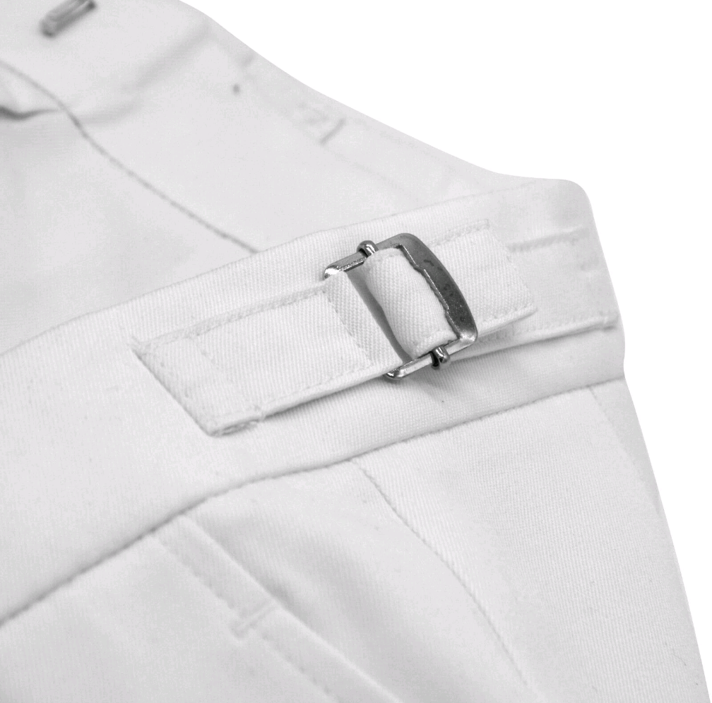 New Class II Mans White Flares Royal Navy No10 Tropical Warm Weather Ceremonial Trousers