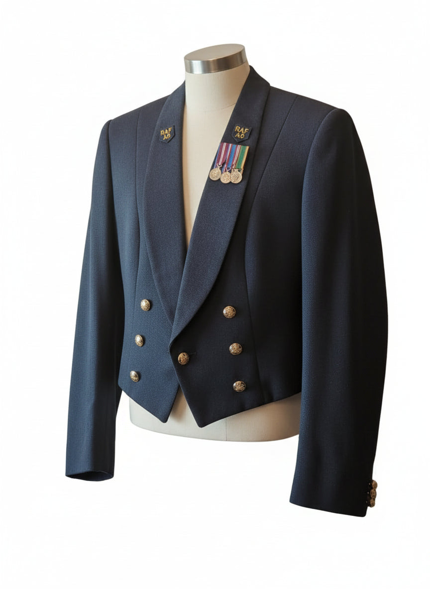 RAFAC Mess Dress Uniform Jacket Bullion Collar Badges Royal Air Force SD SDU No5 5A & No8 Service Dress Uniform