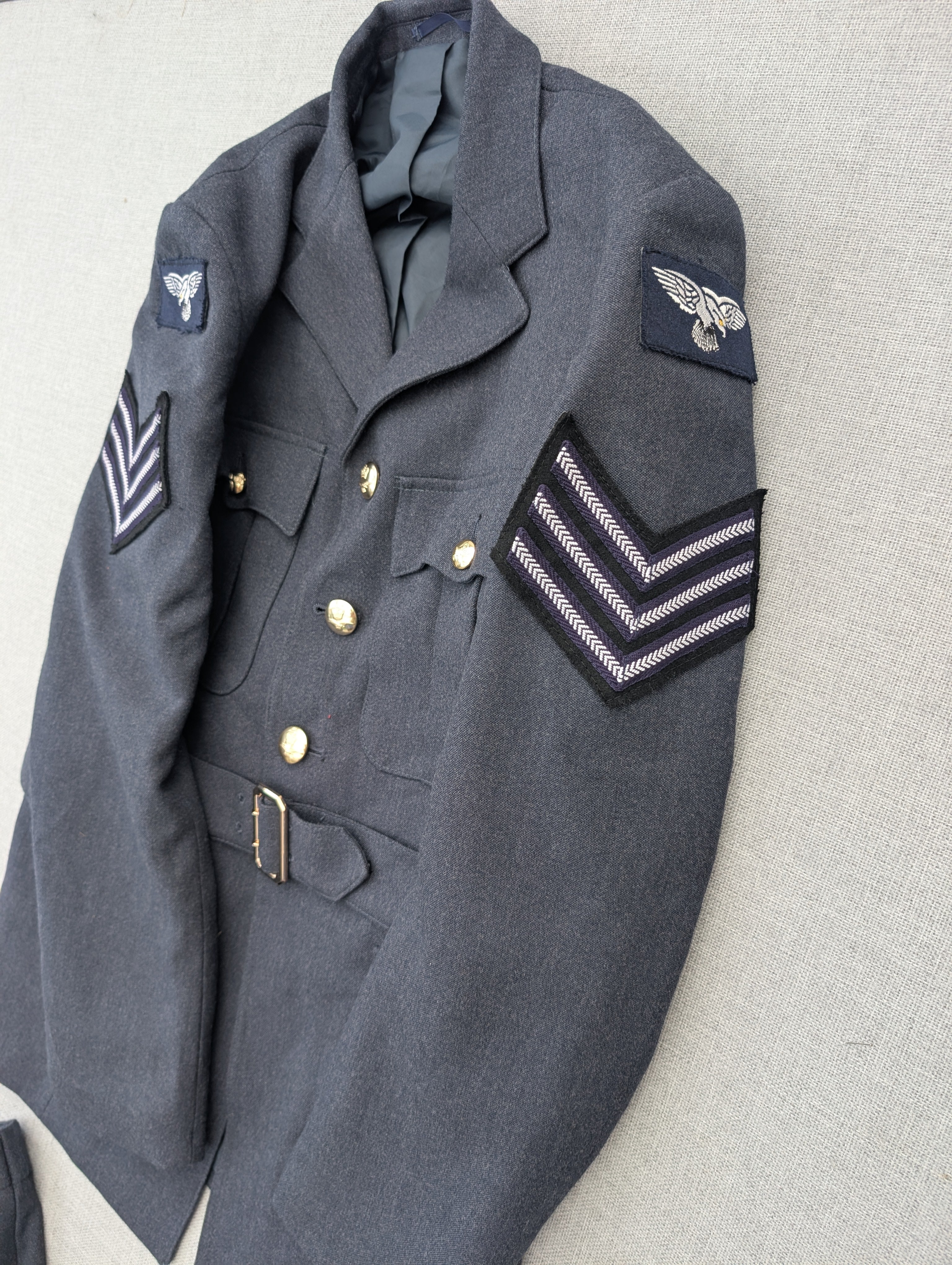 WW2 Look 42"Chest reg height 34"Waist RAF No1 Jacket & Trousers