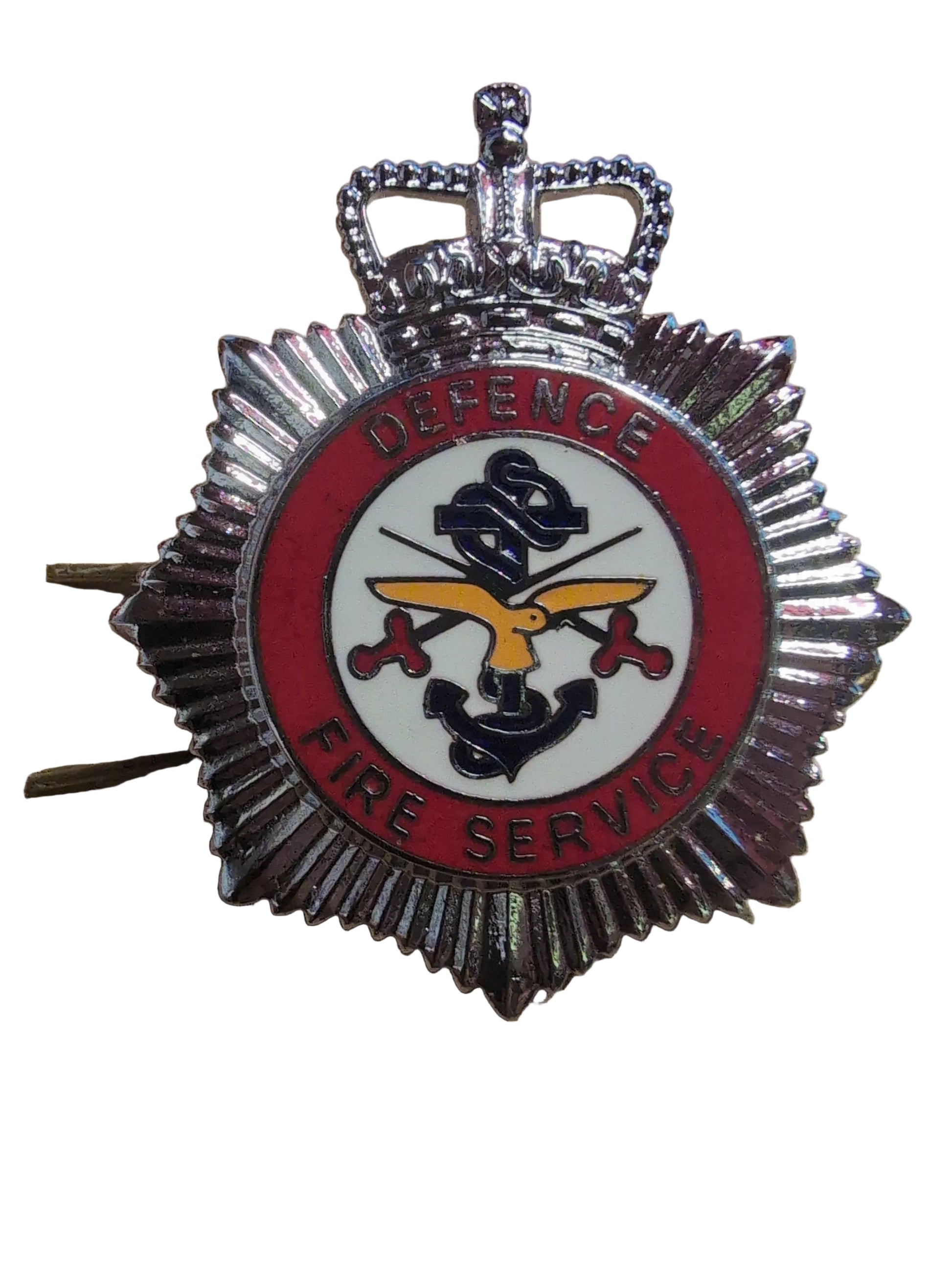 Defence Fire Service Cap Badge