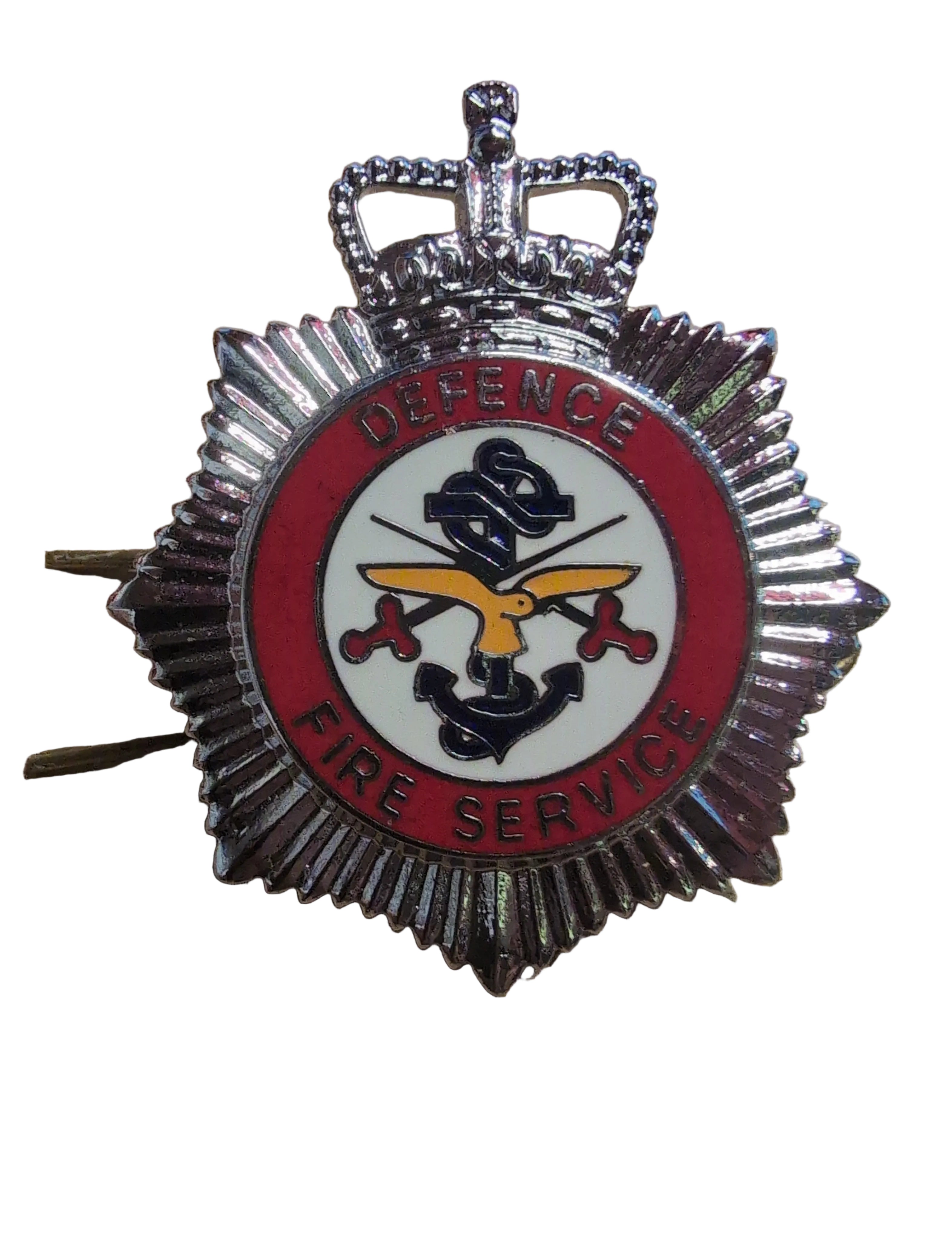 Defence Fire Service Cap Badge