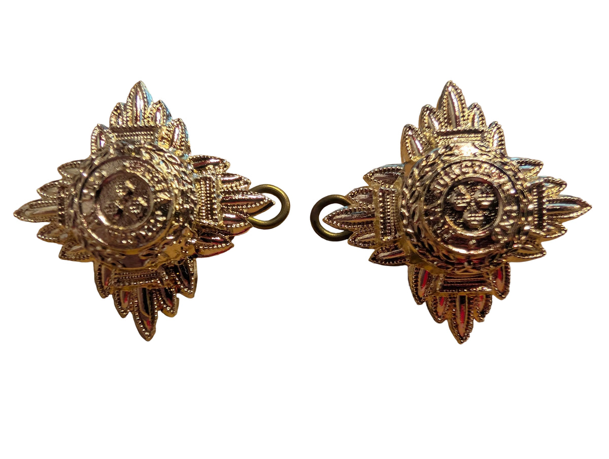 British Army Officer Rank Pips – Bath Stars, 23mm, Pair, New