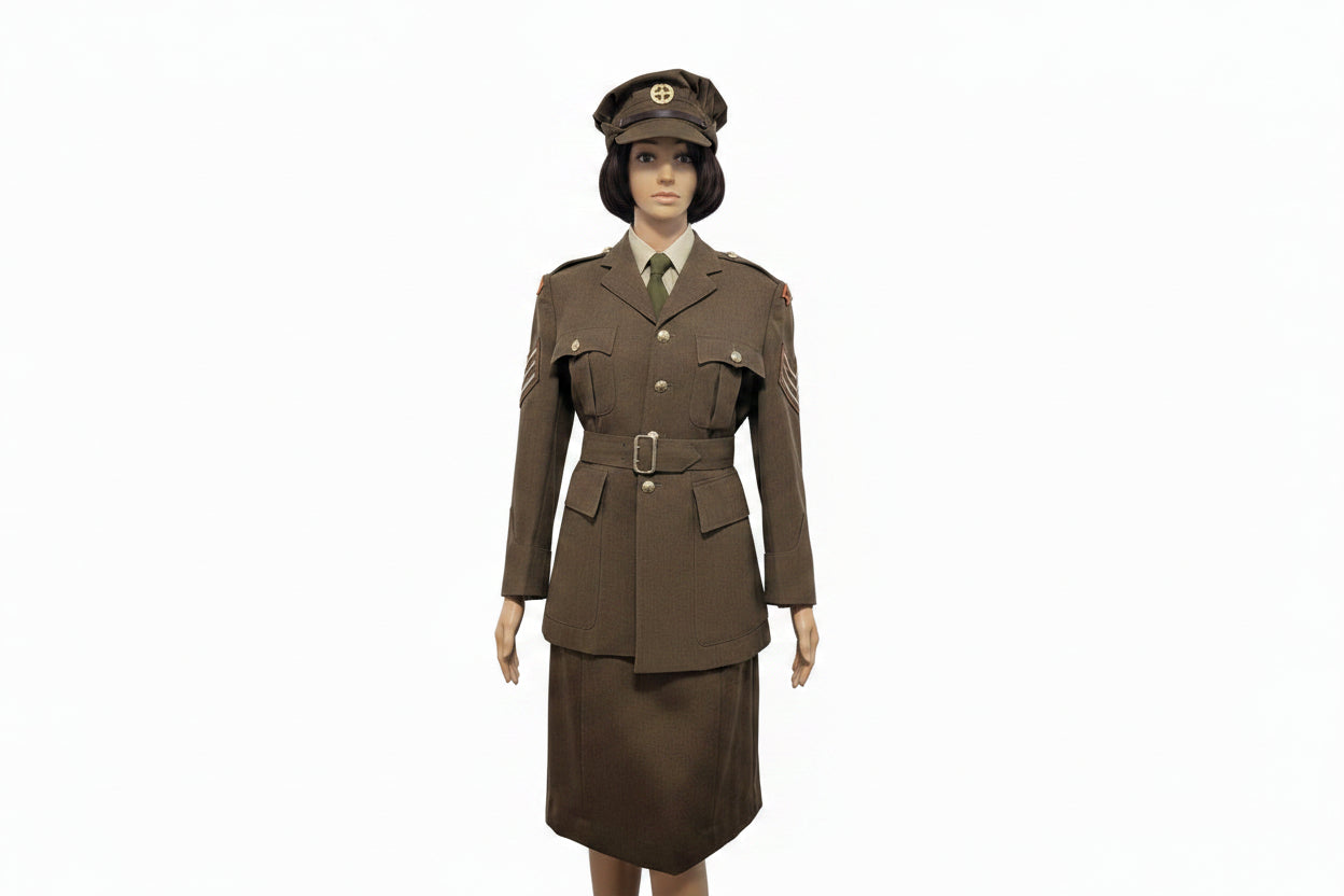 ATS WW2 Auxiliary Territorial Service Uniform Jacket, Belt & Skirt | Made to Order | Sergeant